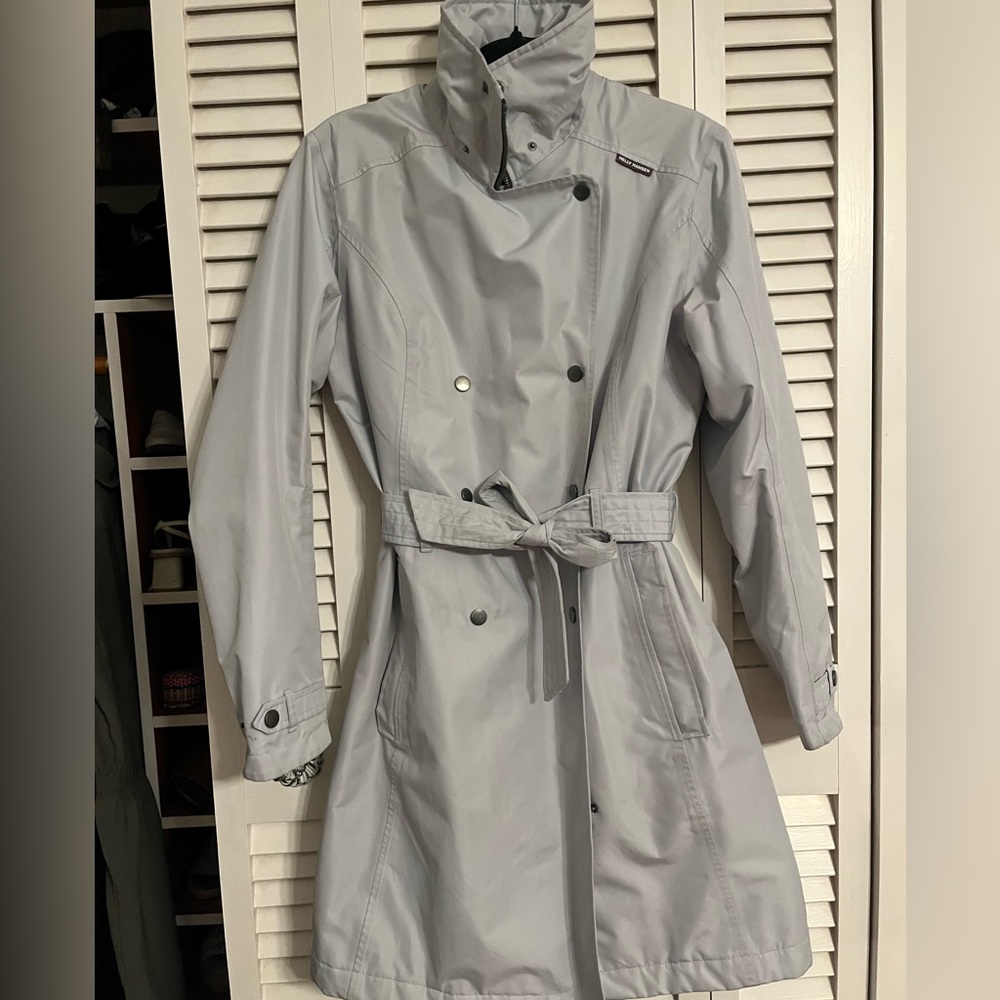 Helly Hansen long rain jacket